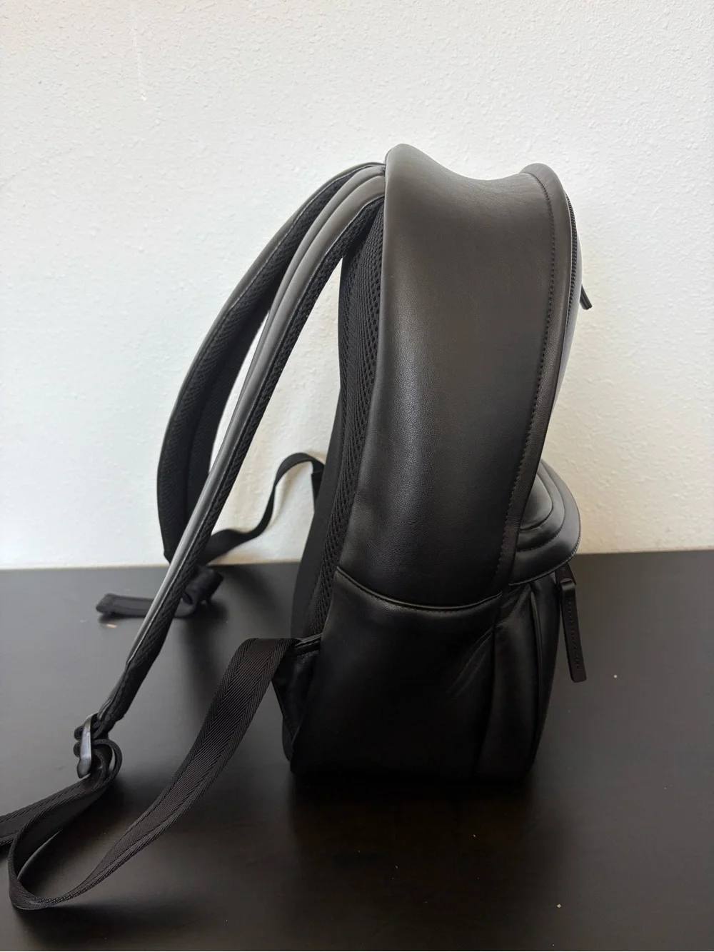 Diesel Holi-D Backpack M Black Oval D Neoprene PU Unisex NWOT